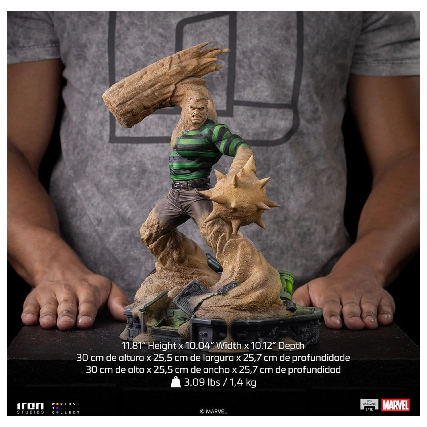 Spider-Man Marvel Comics Art Scale socha 1/10 Sandman 30 cm fotografii produktu