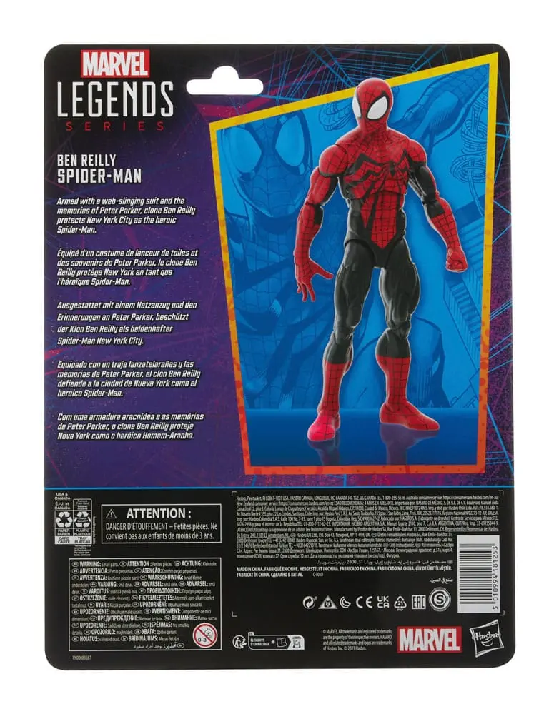 Spider-Man Marvel Legends Retro Collection akční figurka Ben Reilly Spider-Man 15 cm fotografii produktu