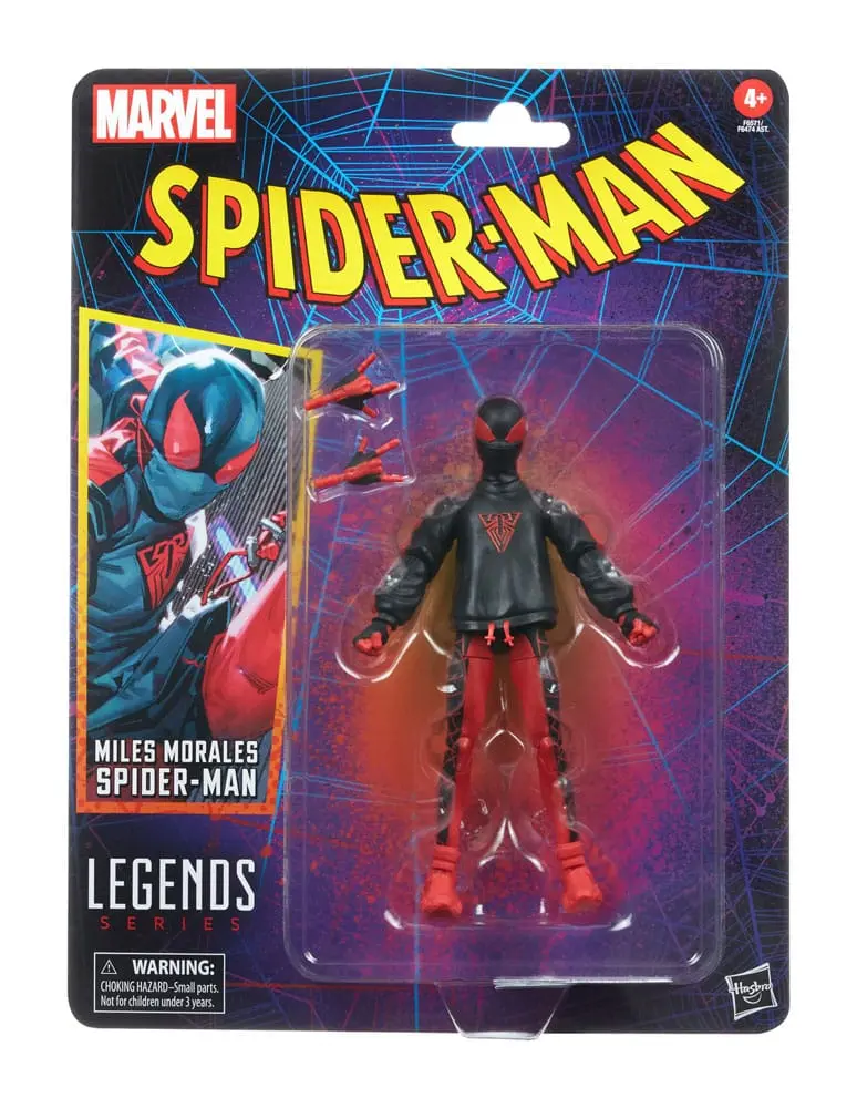 Spider-Man Marvel Legends Retro Collection akční figurka Miles Morales Spider-Man 15 cm fotografii produktu