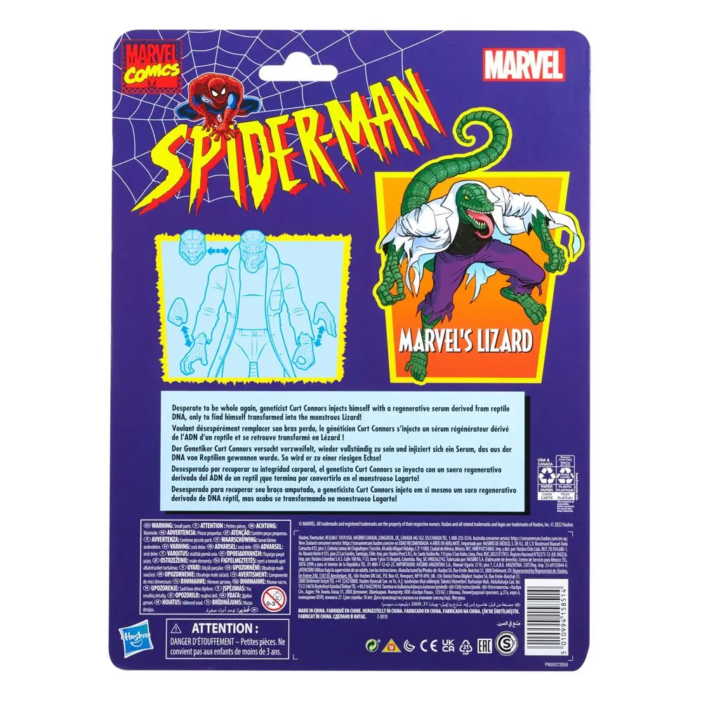 Spider-Man Marvel Legends Retro akční figurka Marvel's Lizard 15 cm fotografii produktu
