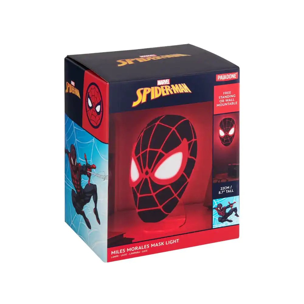 Spider-Man 3D LED světlo maska Miles Morales fotografii produktu