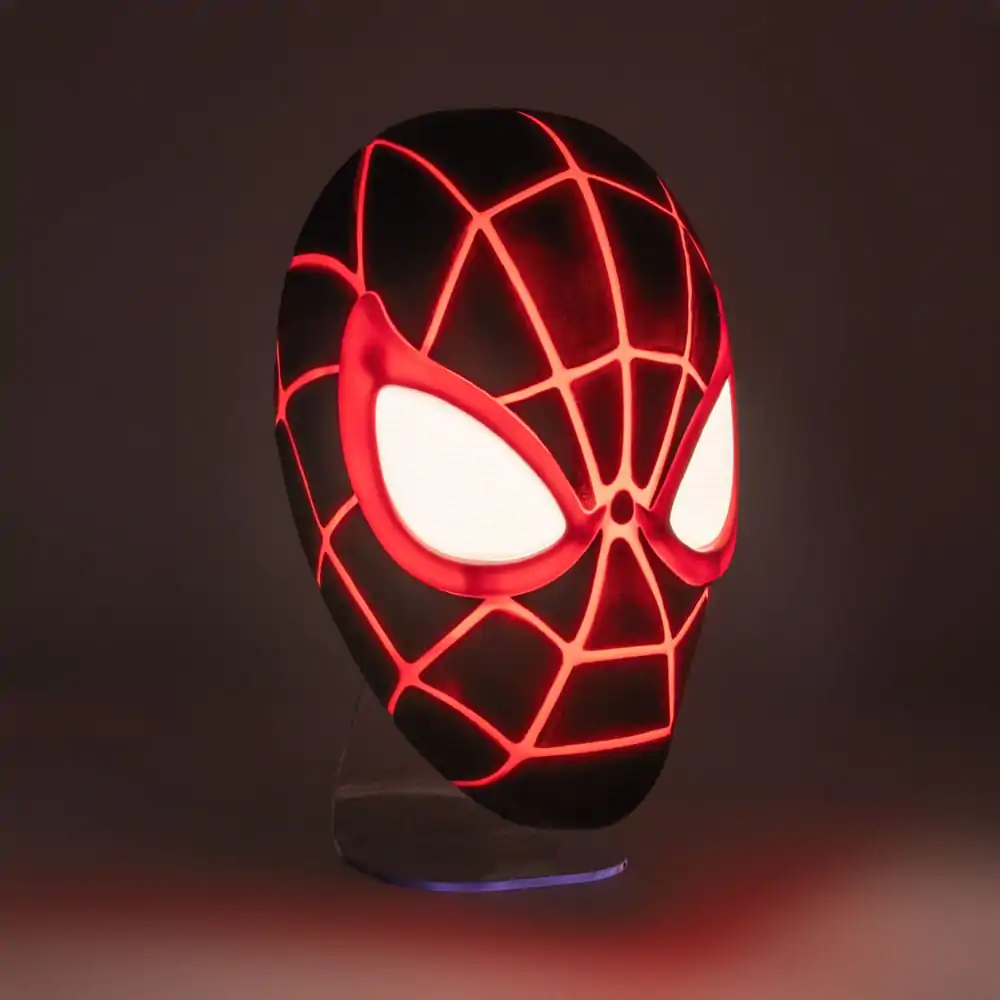 Spider-Man 3D LED světlo maska Miles Morales fotografii produktu