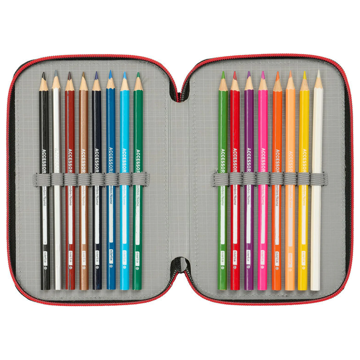 Marvel Spiderman Miles Morales trojitý penál 37 ks fotografii produktu