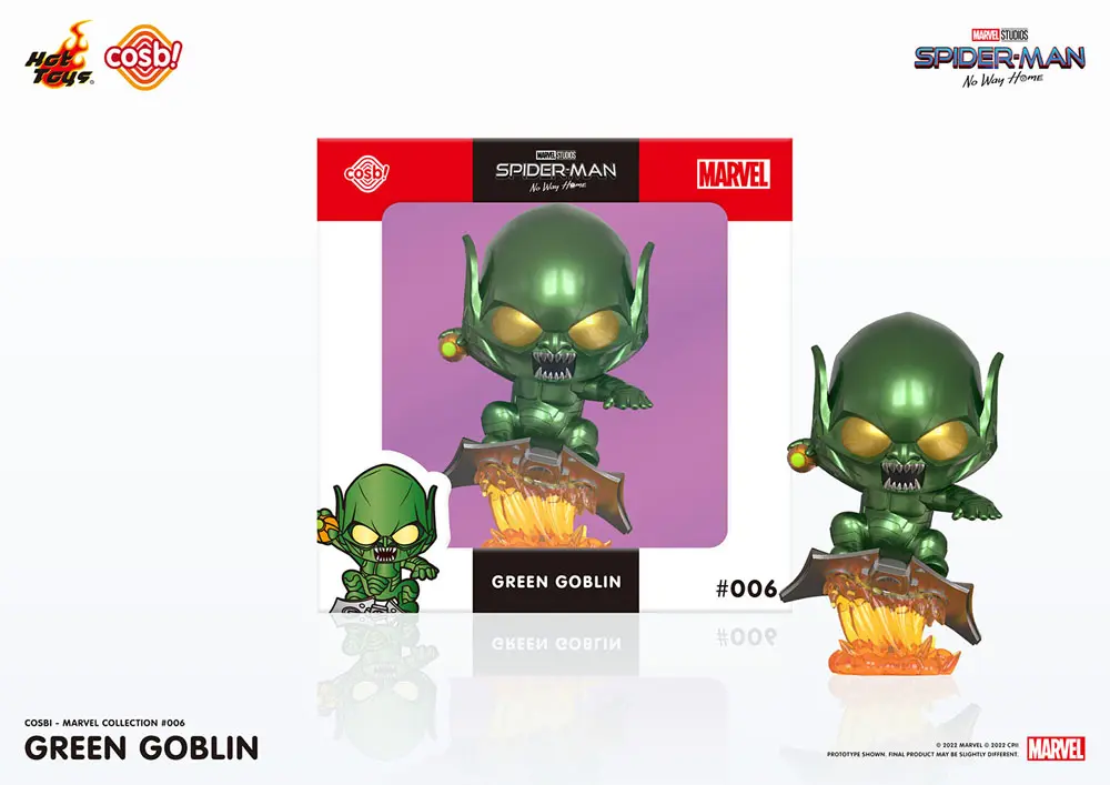 Spider-Man: No Way Home Cosbi Mini Figurka Green Goblin 8 cm fotografii produktu