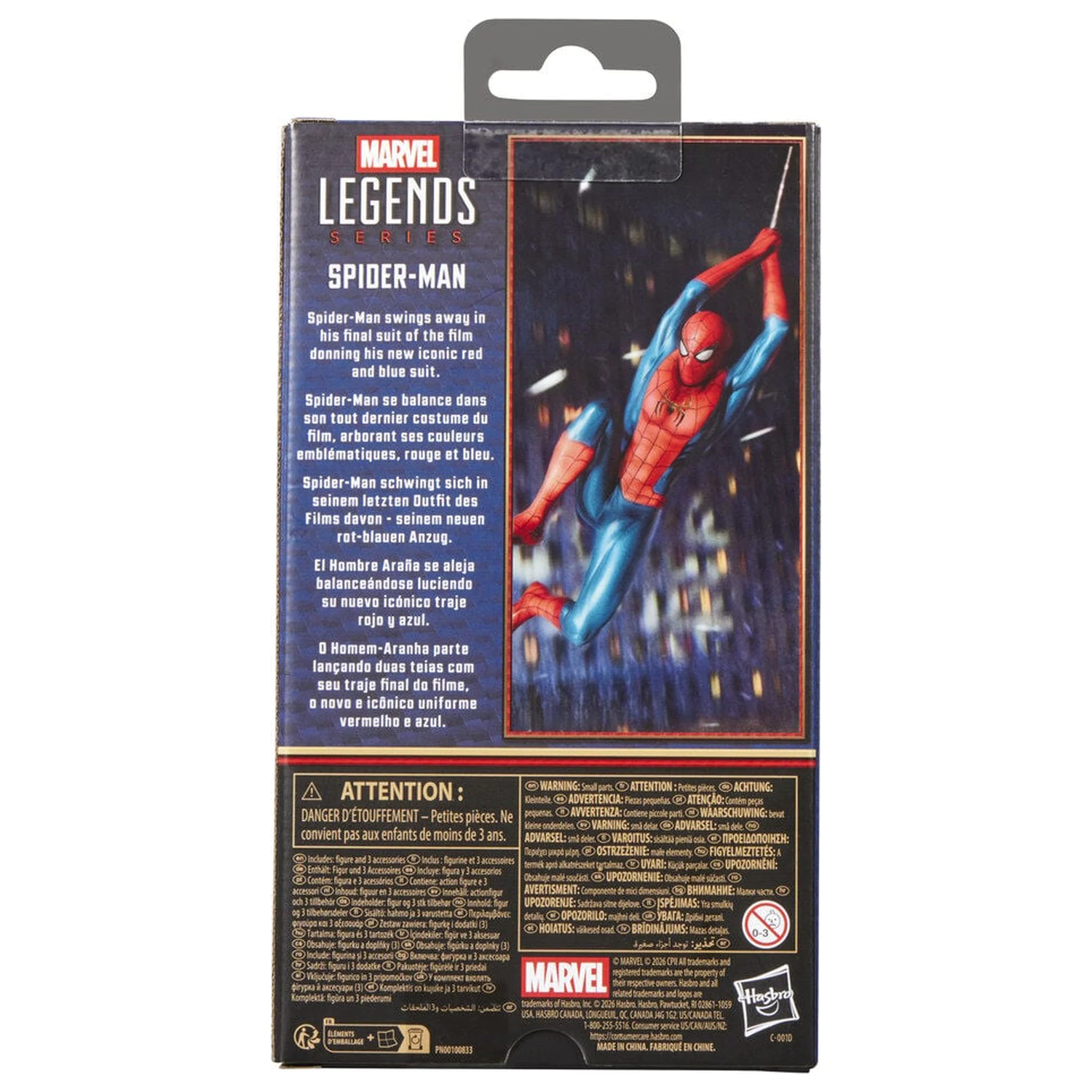 Spider-Man No Way Home Marvel Legends Series Spider-Man figurka 15cm fotografii produktu