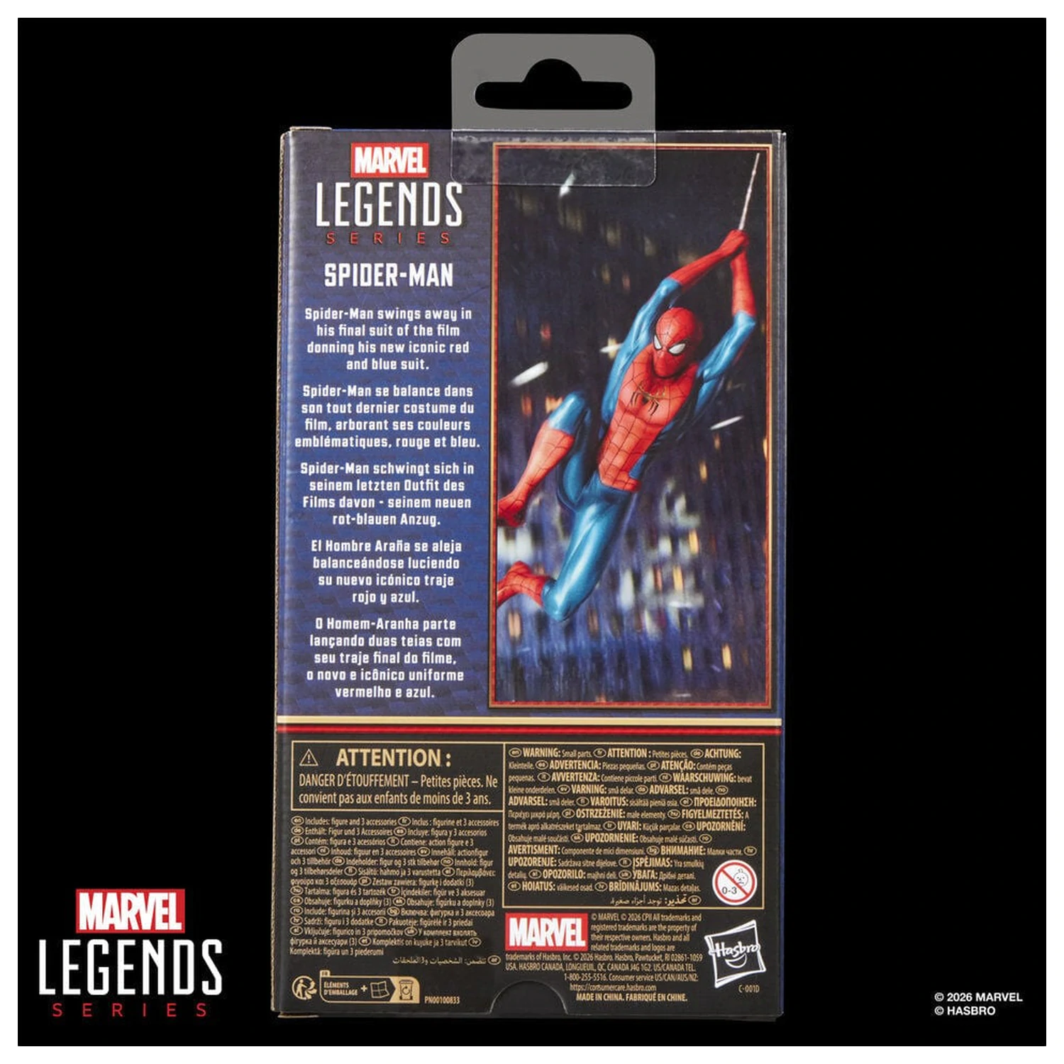 Spider-Man No Way Home Marvel Legends Series Spider-Man figurka 15cm fotografii produktu