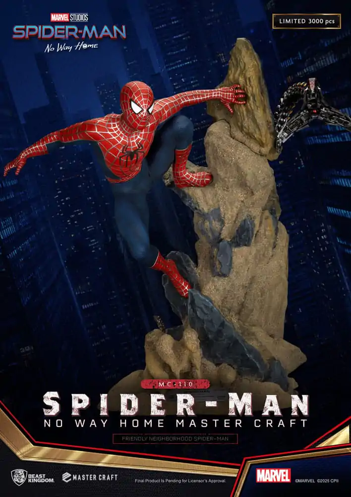 Spider-Man: No Way Home Master Craft Socha Friendly Neighborhood Spider-Man 36 cm fotografii produktu