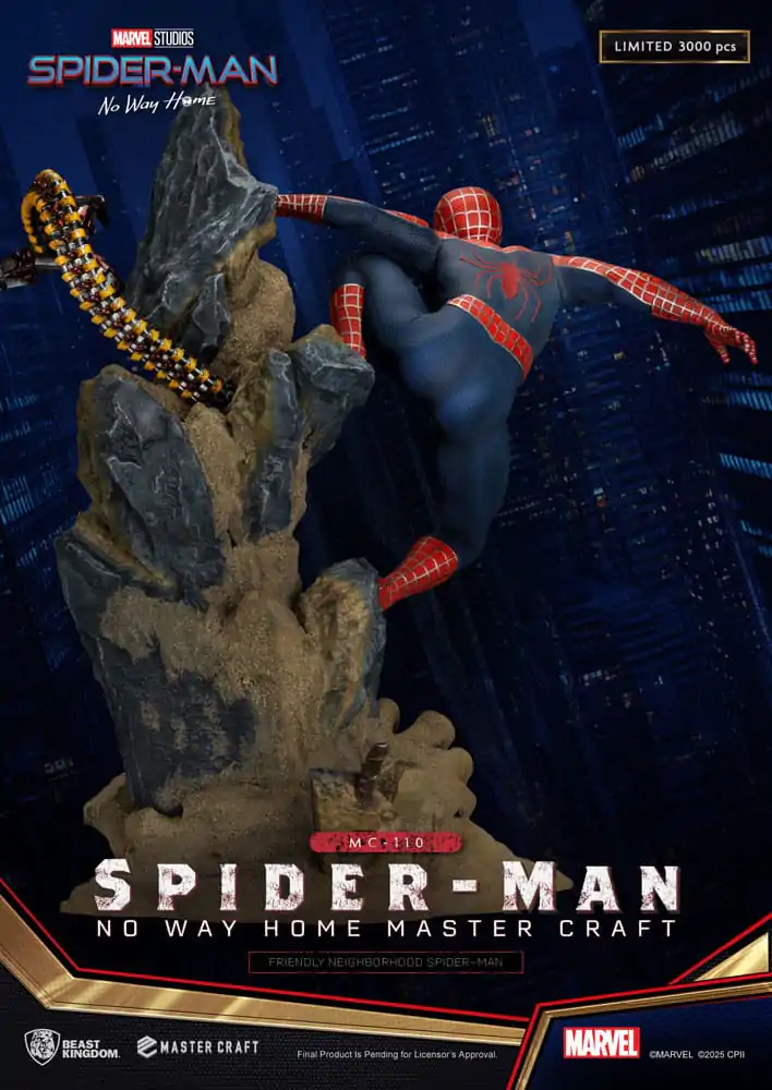Spider-Man: No Way Home Master Craft Socha Friendly Neighborhood Spider-Man 36 cm fotografii produktu