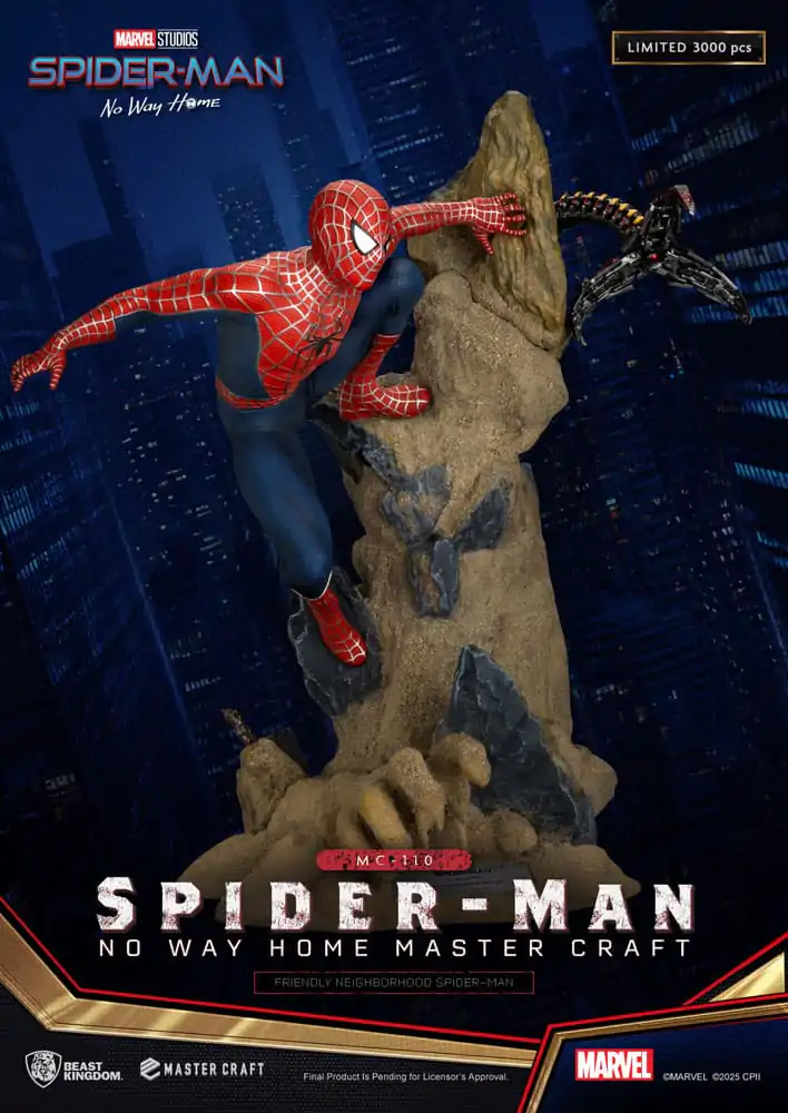 Spider-Man: No Way Home Master Craft Socha Friendly Neighborhood Spider-Man 36 cm fotografii produktu
