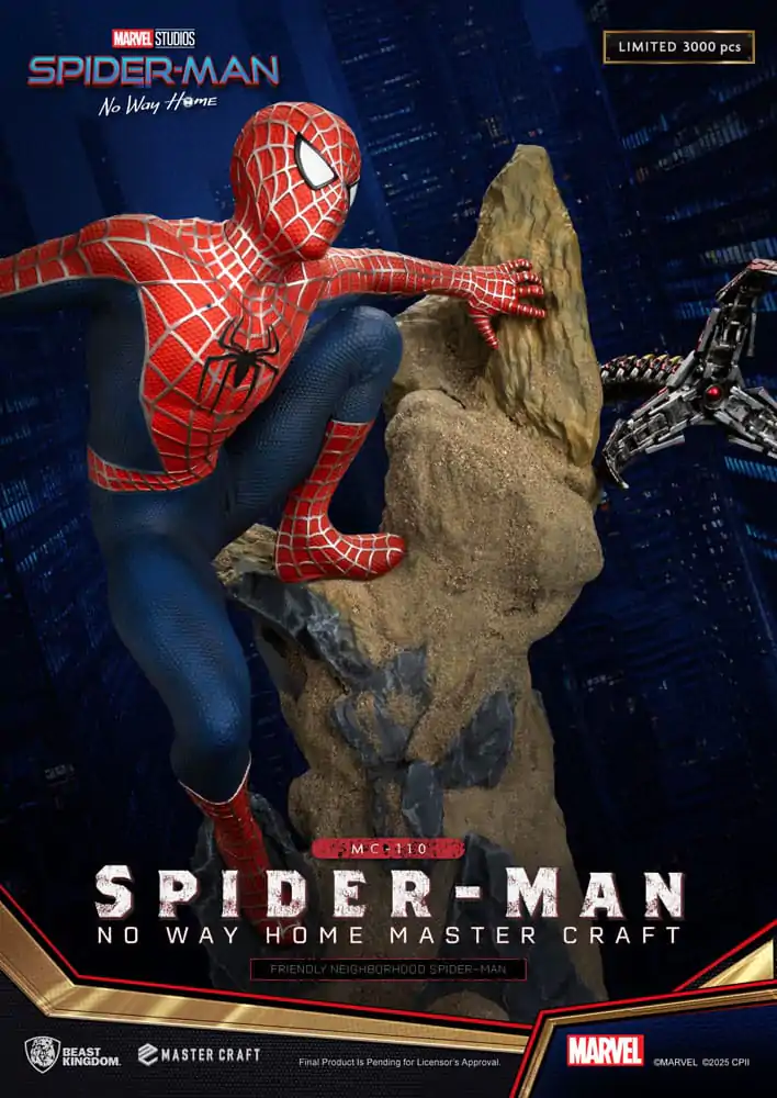 Spider-Man: No Way Home Master Craft Socha Friendly Neighborhood Spider-Man 36 cm fotografii produktu