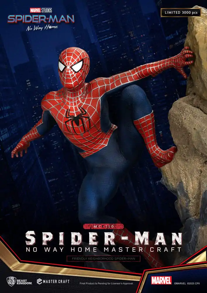 Spider-Man: No Way Home Master Craft Socha Friendly Neighborhood Spider-Man 36 cm fotografii produktu