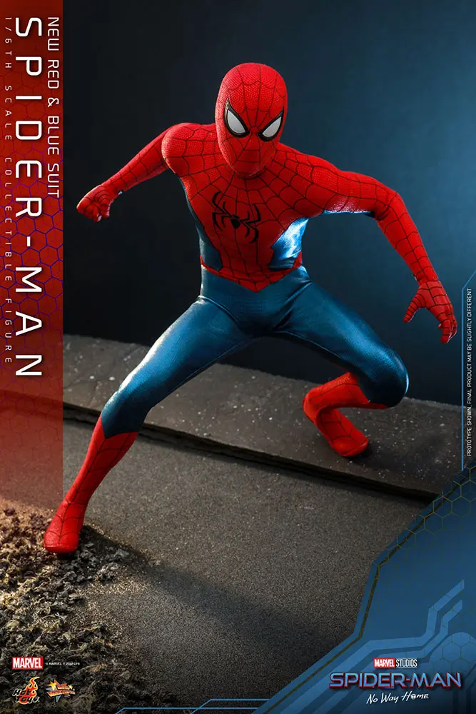 Spider-Man: No Way Home Movie Masterpiece akční figurka 1/6 Spider-Man (Nový červeno-modrý oblek) 28 cm fotografii produktu