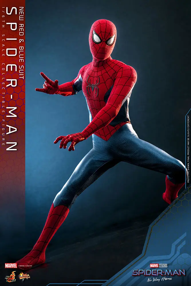 Spider-Man: No Way Home Movie Masterpiece akční figurka 1/6 Spider-Man (Nový červeno-modrý oblek) 28 cm fotografii produktu