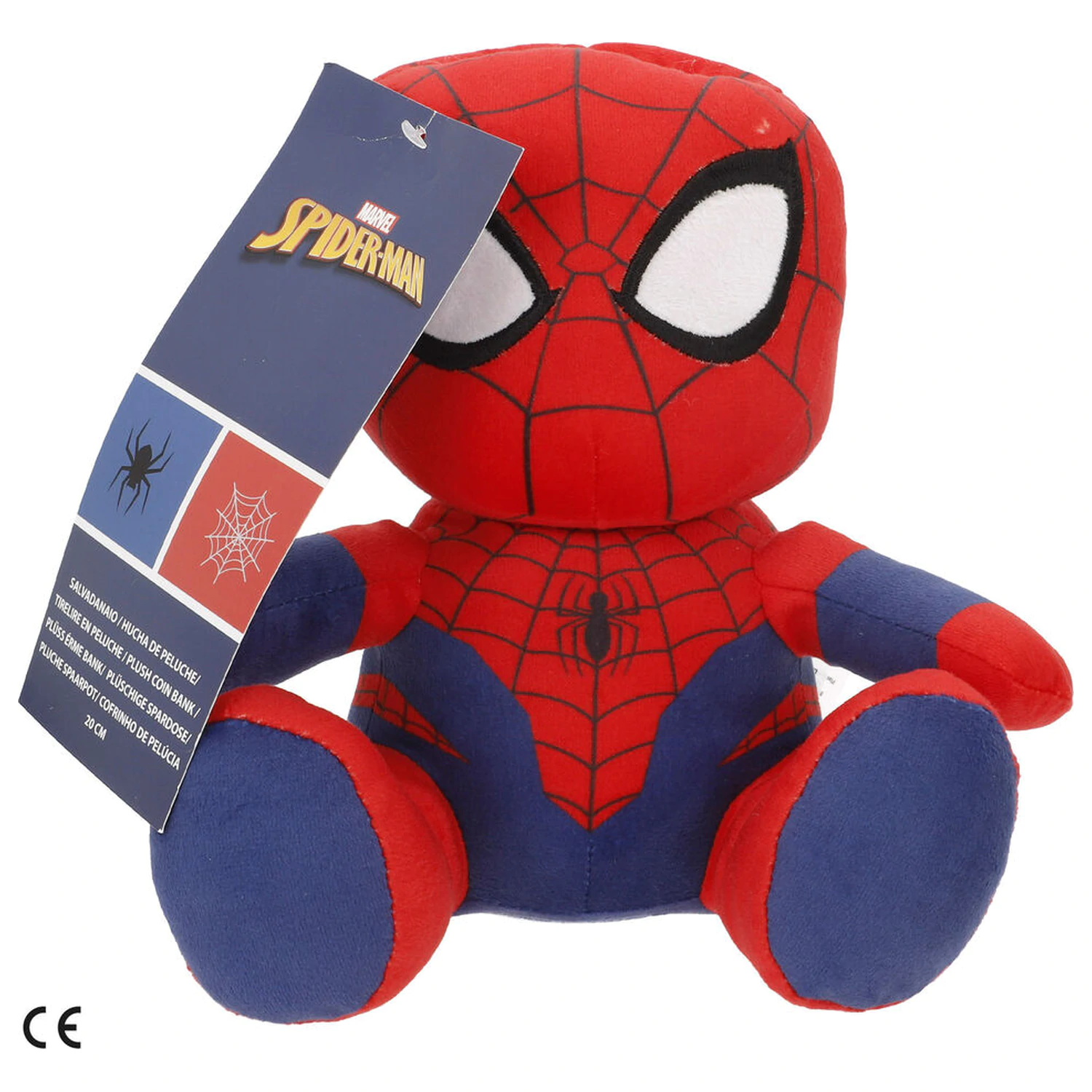 Marvel Spiderman plyšová kasička hračka 20cm fotografii produktu