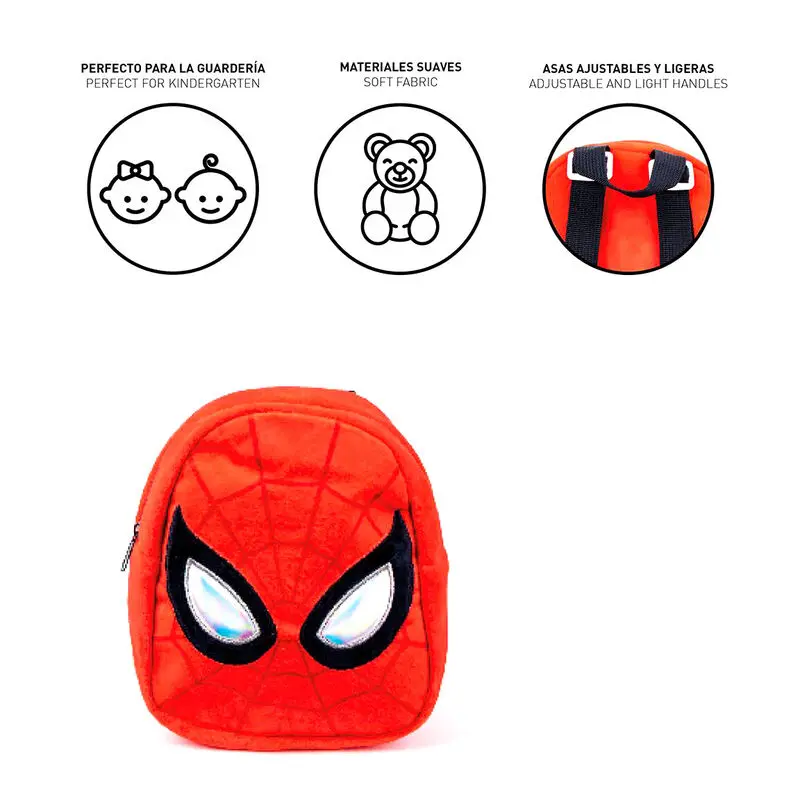Marvel Spiderman plyšový batoh 22 cm fotografii produktu