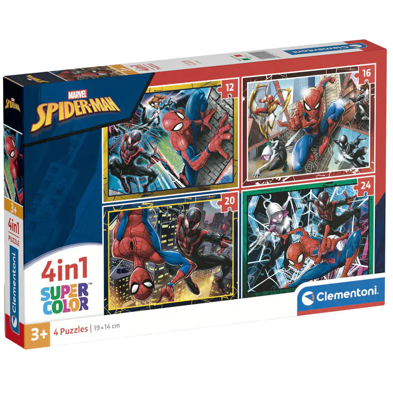 Marvel Spiderman puzzle 12-16-20-24 dílků fotografii produktu