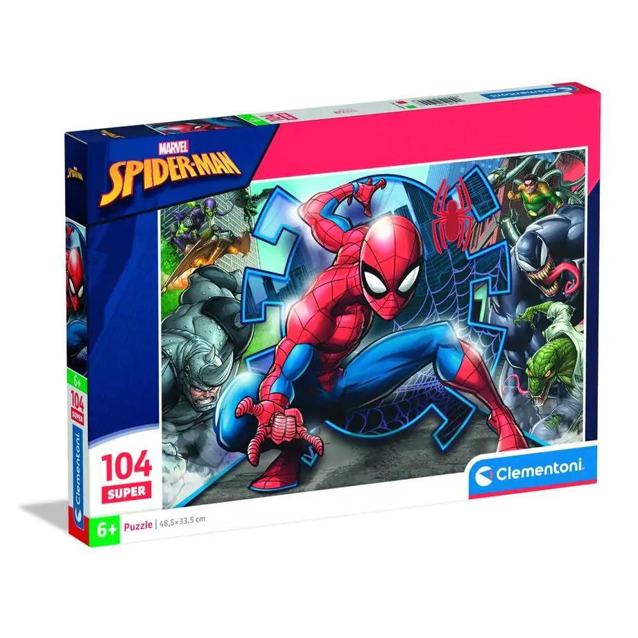 Marvel Spiderman super puzzle 104 dílků fotografii produktu