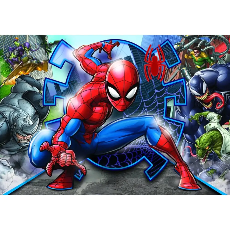 Marvel Spiderman super puzzle 104 dílků fotografii produktu