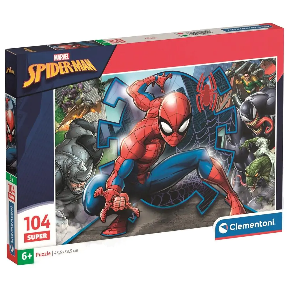 Marvel Spiderman super puzzle 104 dílků fotografii produktu