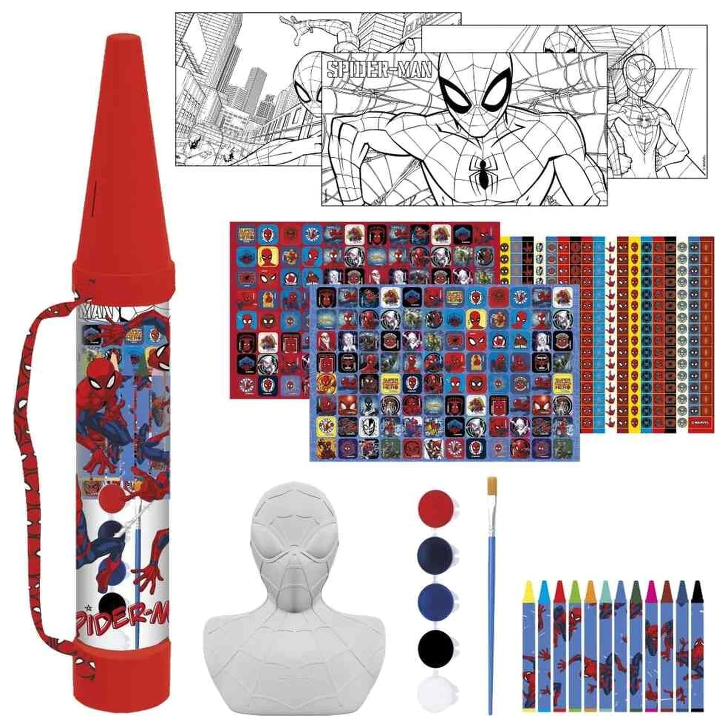 Marvel Spiderman pastelková sada na vybarvování fotografii produktu