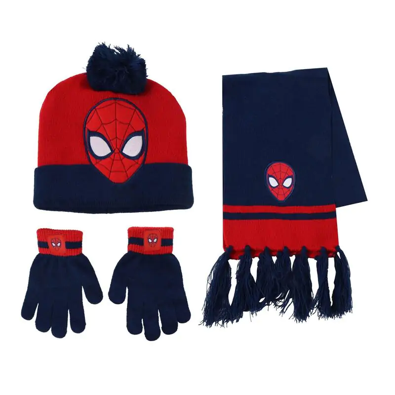 Marvel Spiderman zimní set nákrčník čepice rukavice fotografii produktu