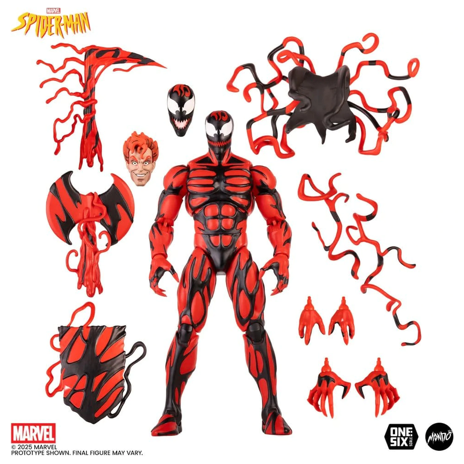 Spider-Man: The Animated Series Akční figurka 1/6 Carnage Regular Edition 30 cm fotografii produktu