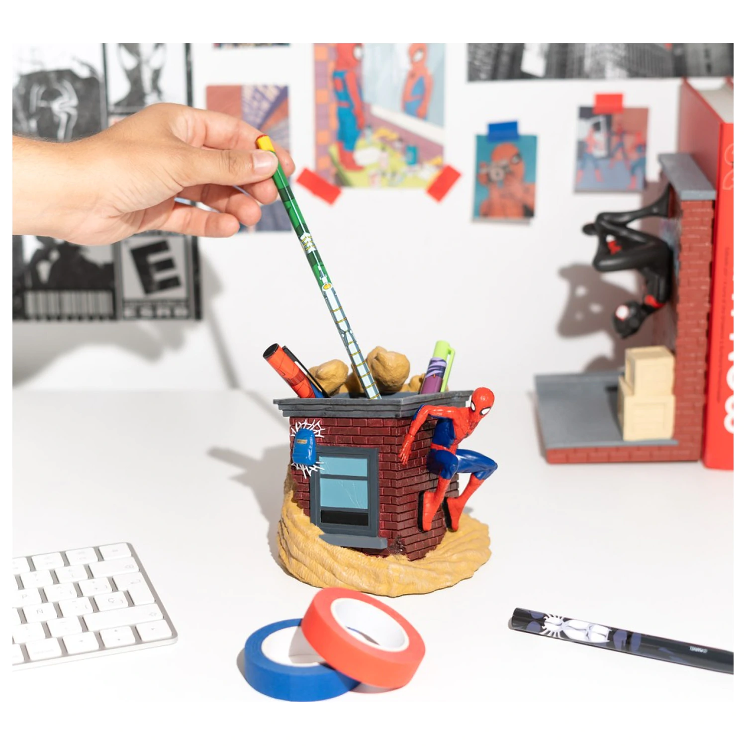Marvel Spiderman Držáky na tužky + tužky fotografii produktu