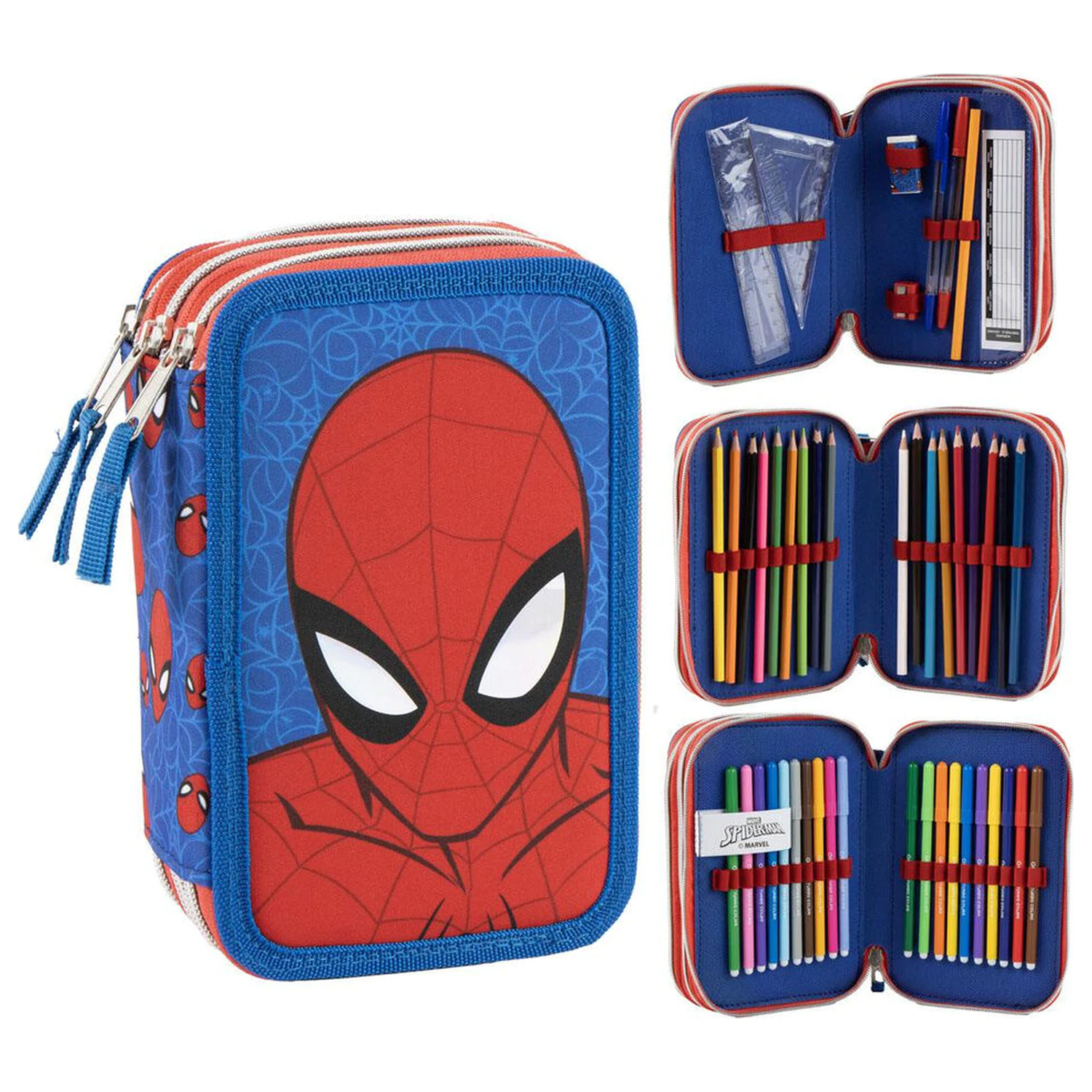 Marvel Spiderman trojitý penál fotografii produktu