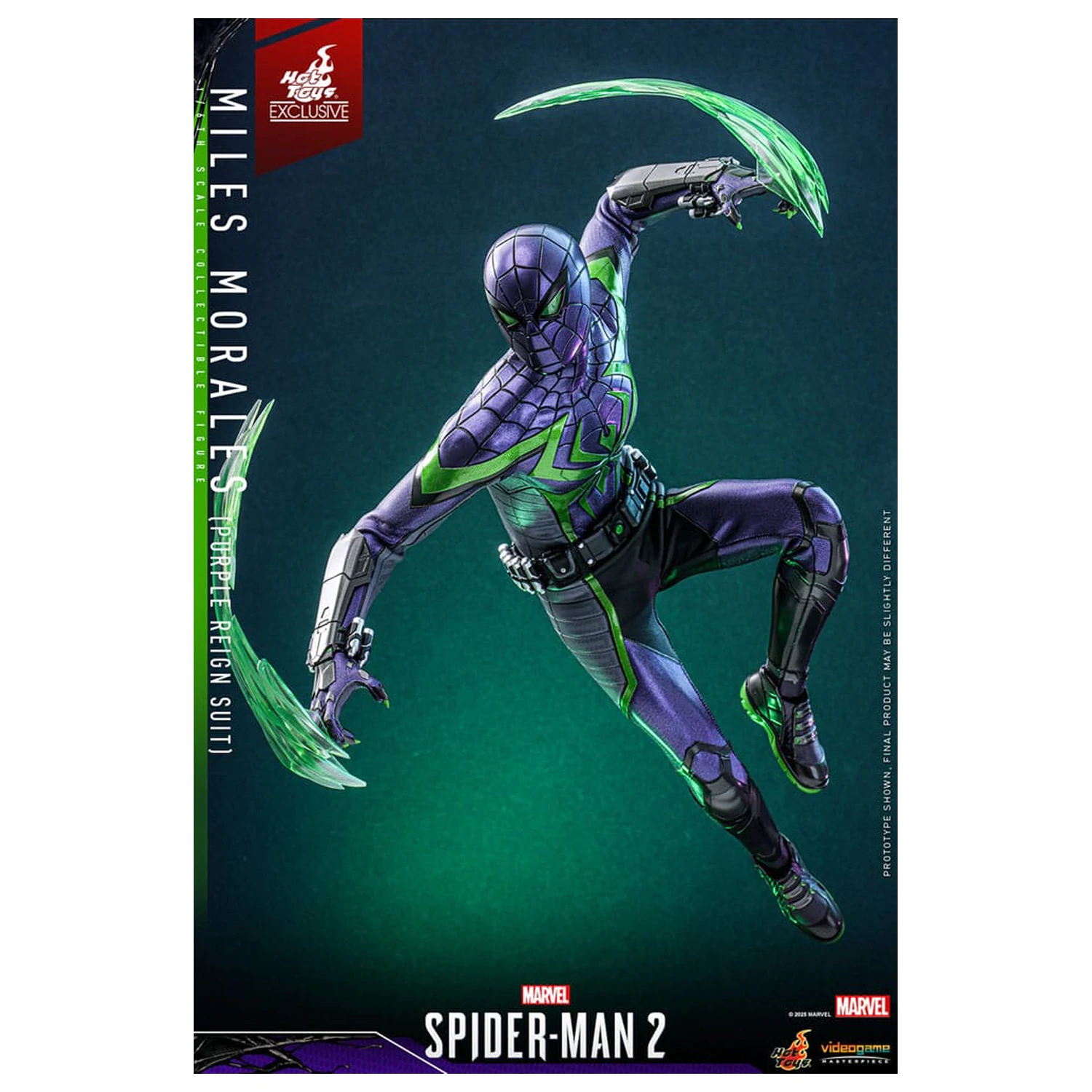 Spider-Man Video Game Masterpiece akční figurka 1/6 Miles Morales (Purple Reign Suit) Hot Toys Exclusive 30 cm fotografii produktu