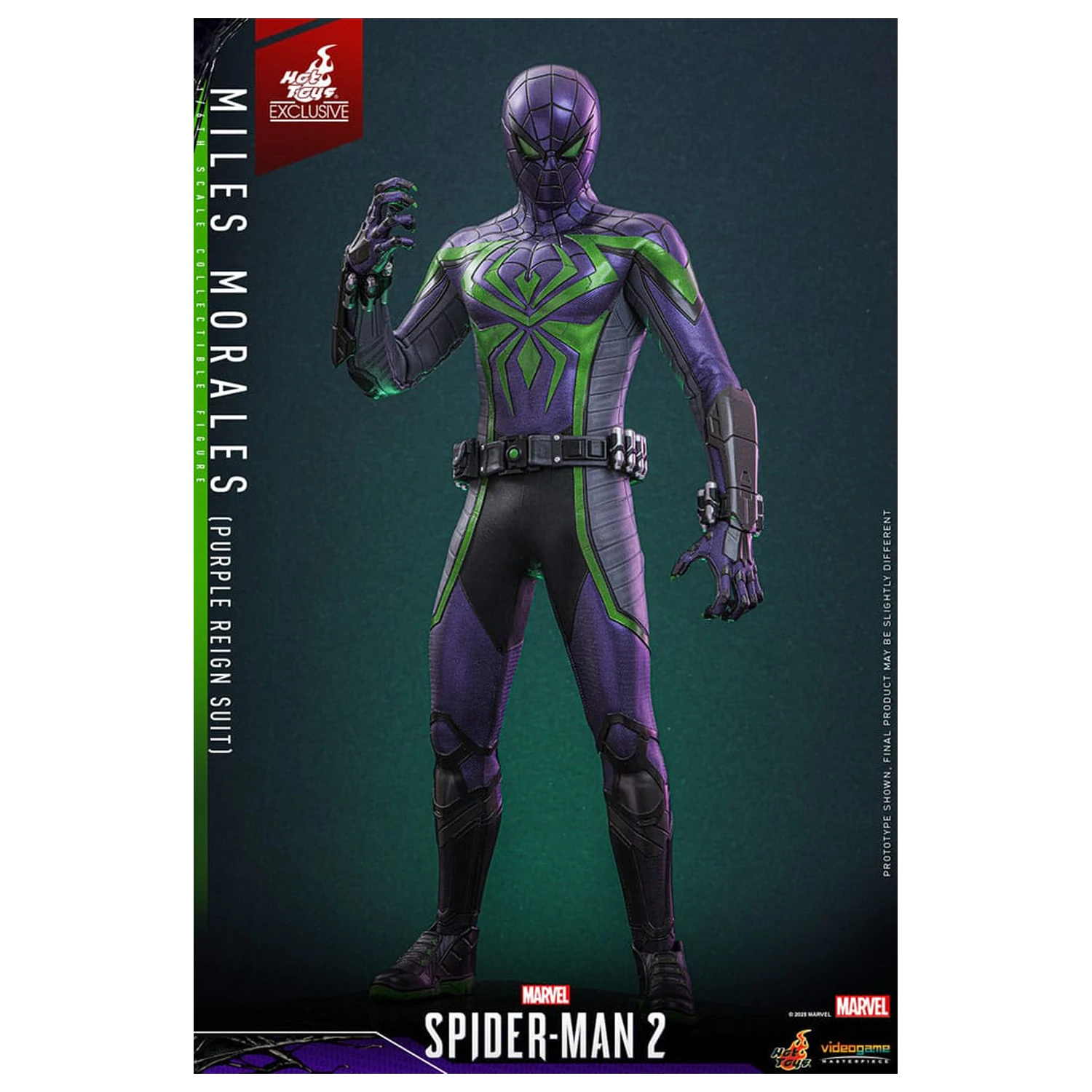 Spider-Man Video Game Masterpiece akční figurka 1/6 Miles Morales (Purple Reign Suit) Hot Toys Exclusive 30 cm fotografii produktu