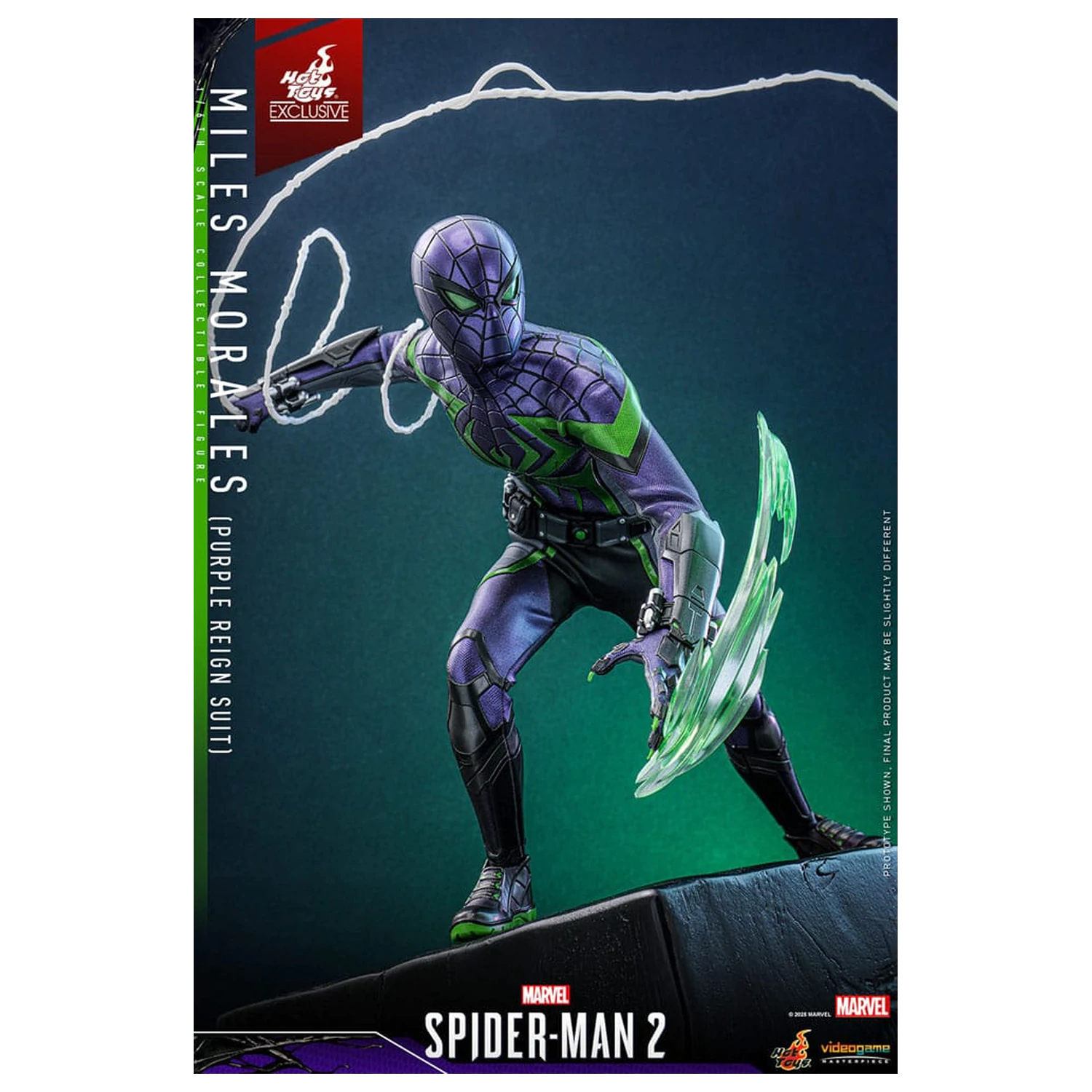 Spider-Man Video Game Masterpiece akční figurka 1/6 Miles Morales (Purple Reign Suit) Hot Toys Exclusive 30 cm fotografii produktu