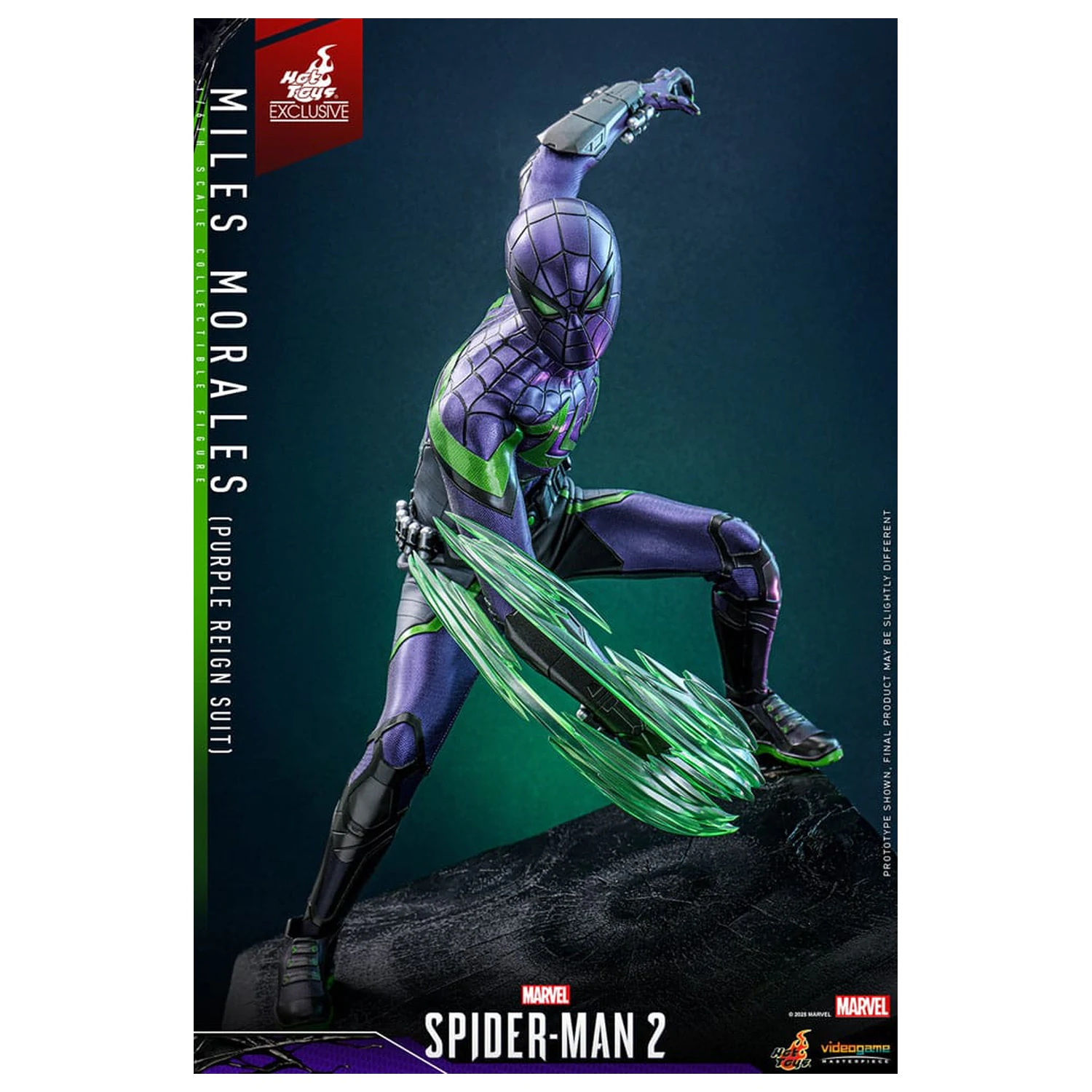 Spider-Man Video Game Masterpiece akční figurka 1/6 Miles Morales (Purple Reign Suit) Hot Toys Exclusive 30 cm fotografii produktu