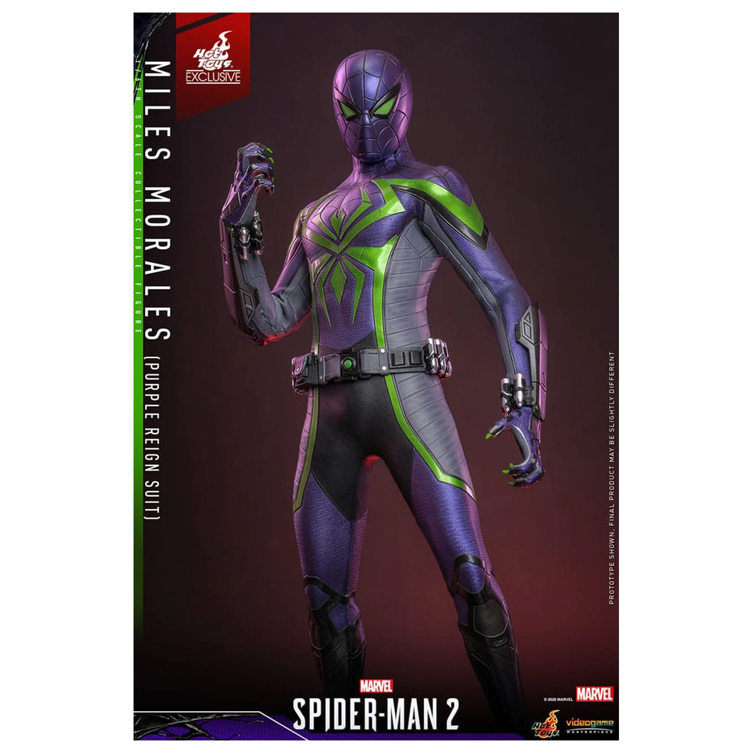 Spider-Man Video Game Masterpiece akční figurka 1/6 Miles Morales (Purple Reign Suit) Hot Toys Exclusive 30 cm fotografii produktu