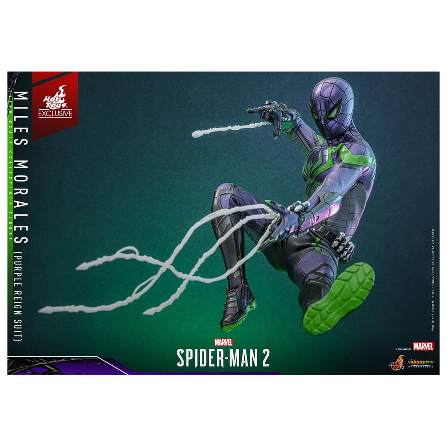 Spider-Man Video Game Masterpiece akční figurka 1/6 Miles Morales (Purple Reign Suit) Hot Toys Exclusive 30 cm fotografii produktu