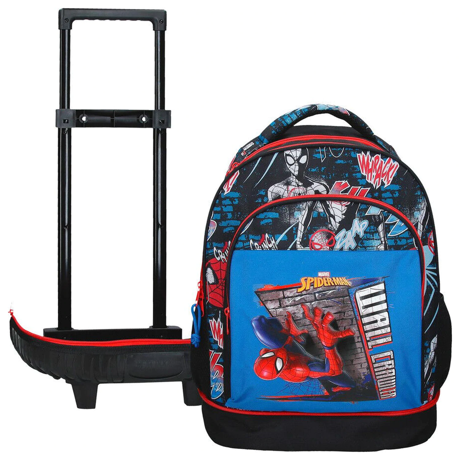 Marvel Spiderman Wall Crawler extrahovatelný kompaktní trolley 43cm fotografii produktu