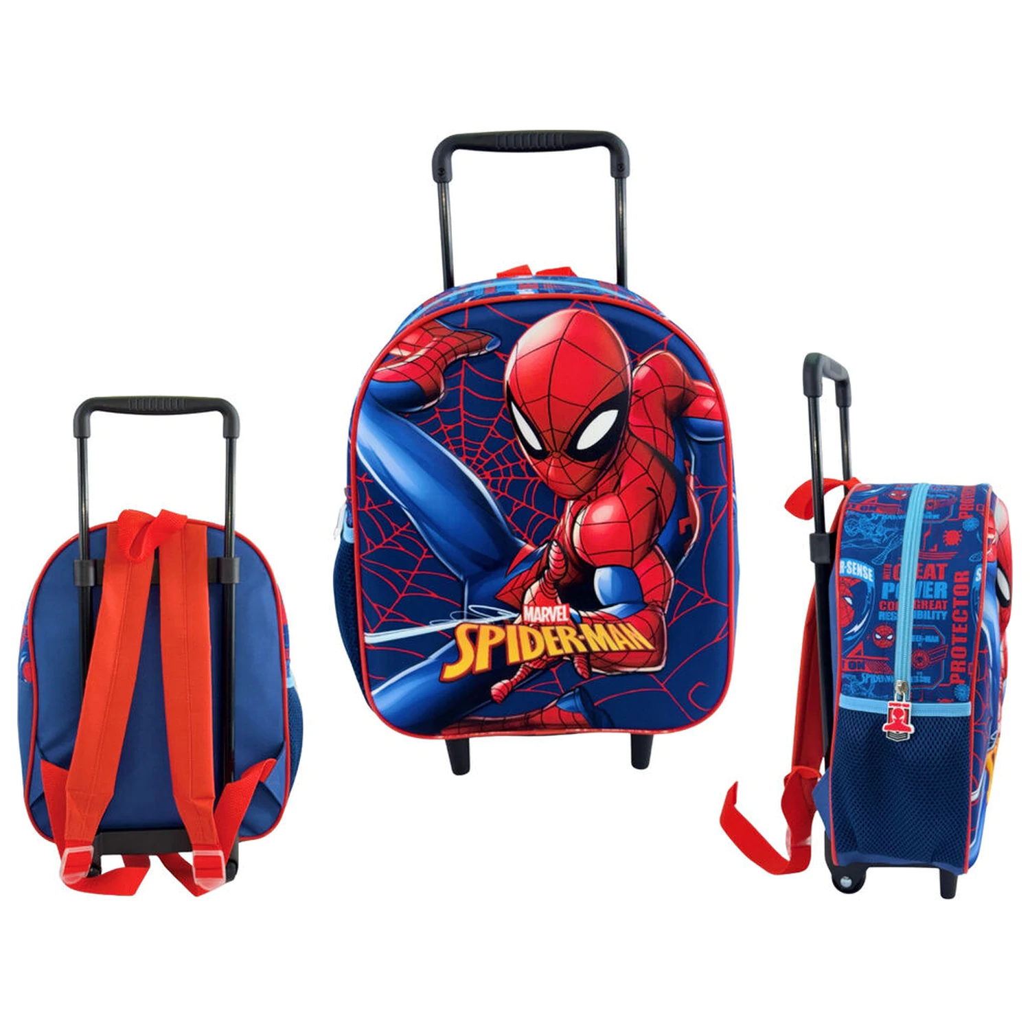 Marvel Spiderman Web 3D cestovní kufr 32cm fotografii produktu