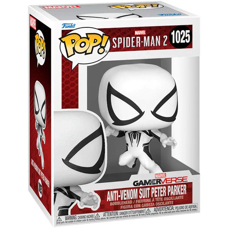 Spiderman 2 Funko POP! Games vinylová figurka Anti-Venom Peter 9 cm fotografii produktu