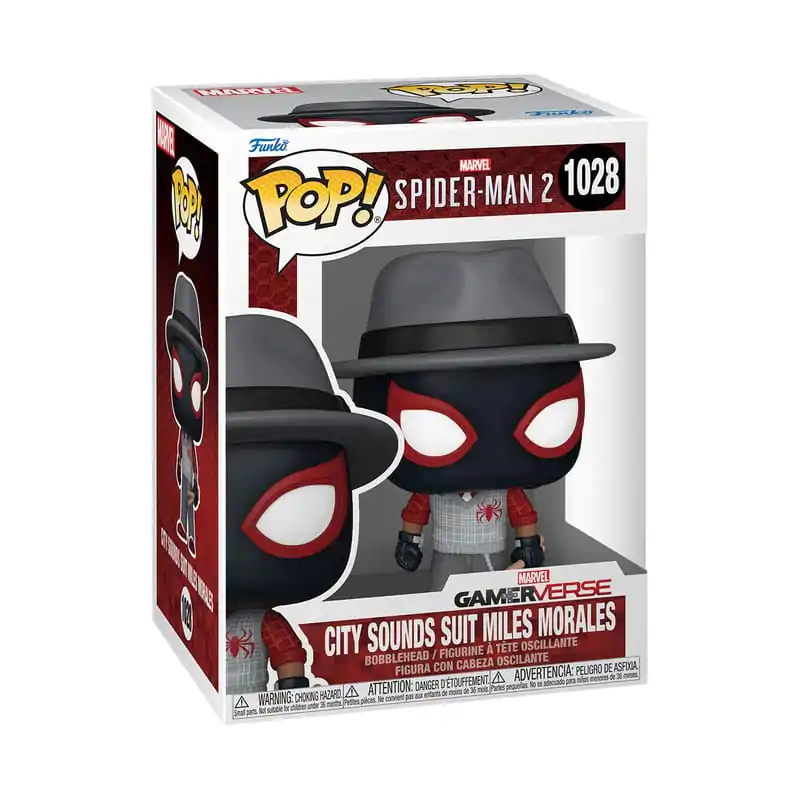 Spiderman 2 Funko POP! Games vinylová figurka City Sounds Miles 9 cm fotografii produktu