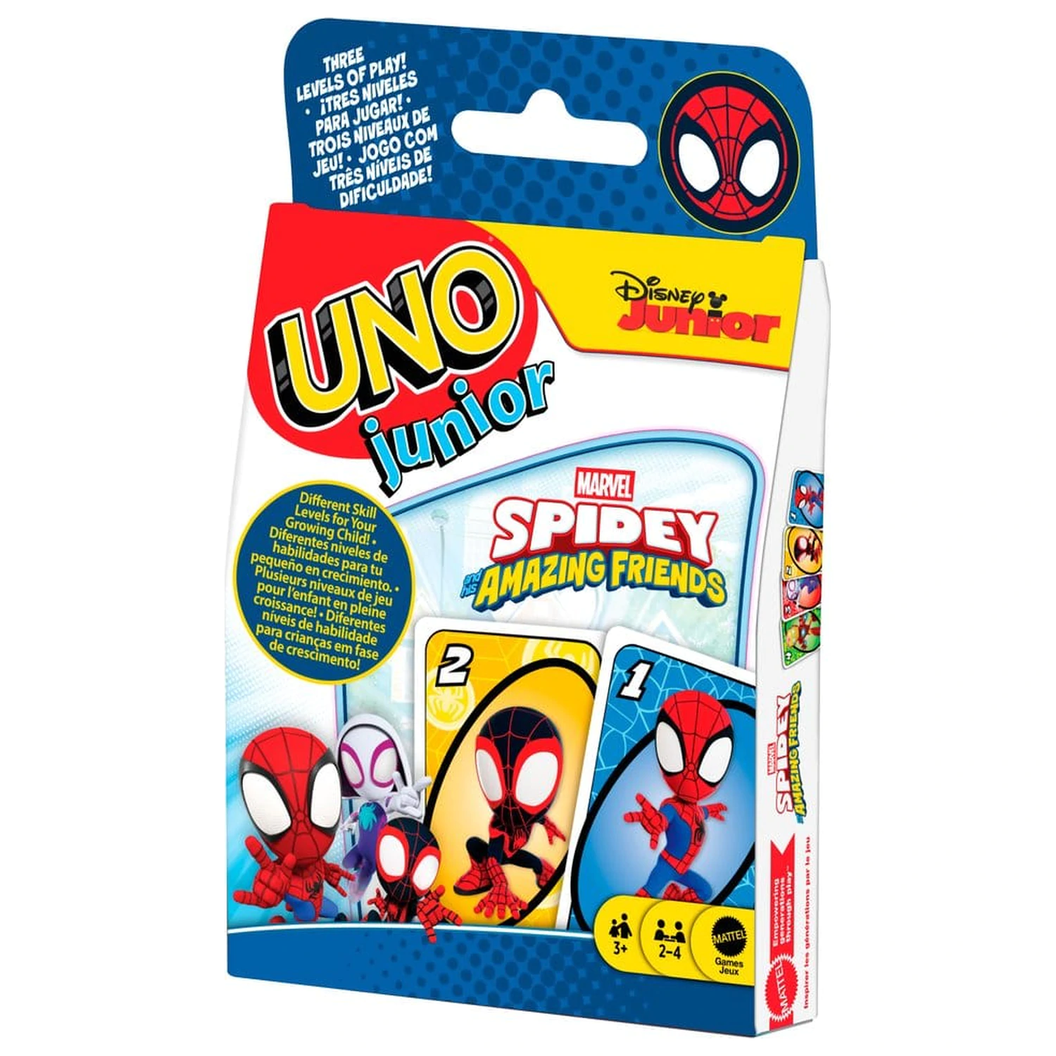 Spidey a jeho úžasní přátelé karetní hra UNO Junior fotografii produktu