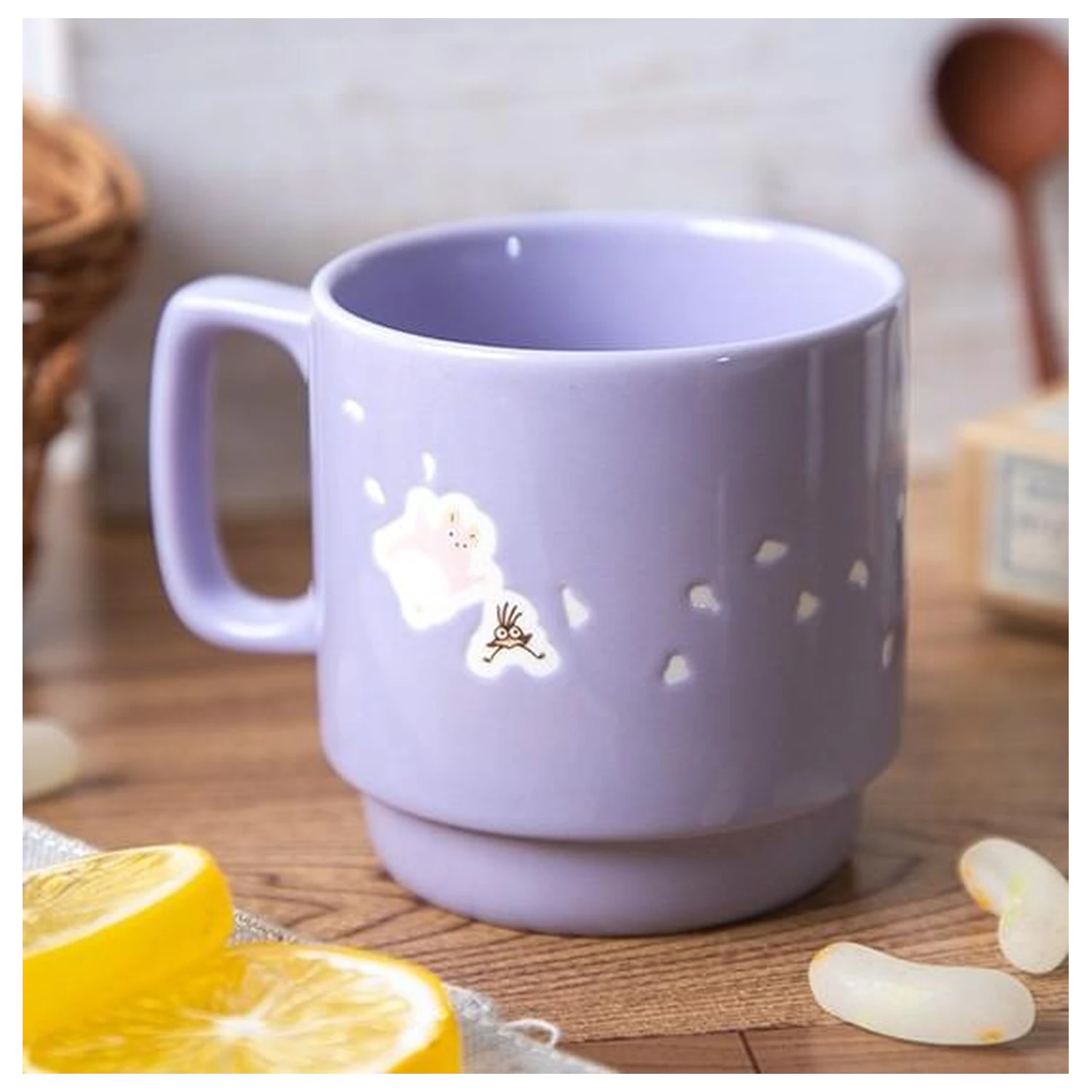 Spirited Away Chihiro & Haku Reliéfní barevný hrnek fotografii produktu