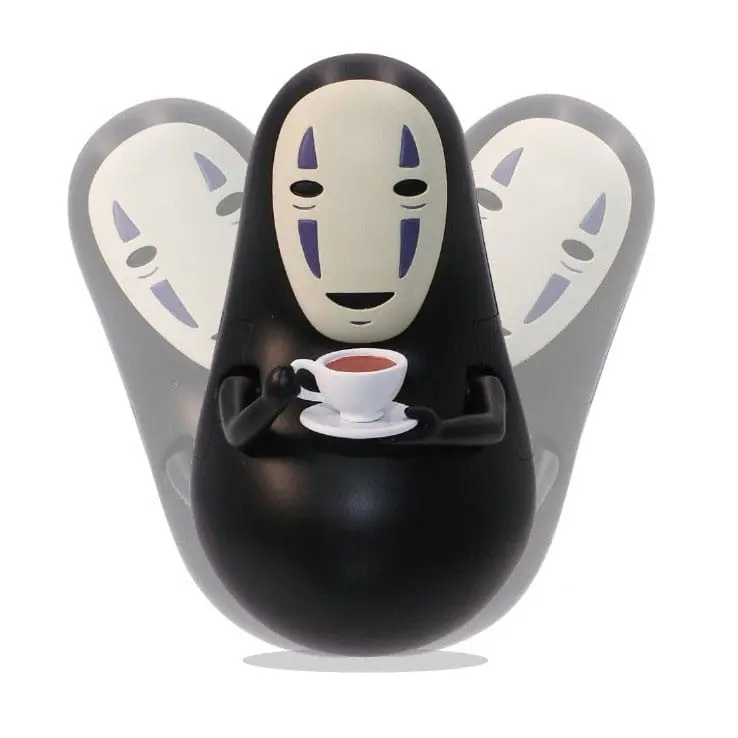 Spirited Away Round Bottomed Figurine No Face's coffe time 6 cm - Figurka s kulatým dnem fotografii produktu