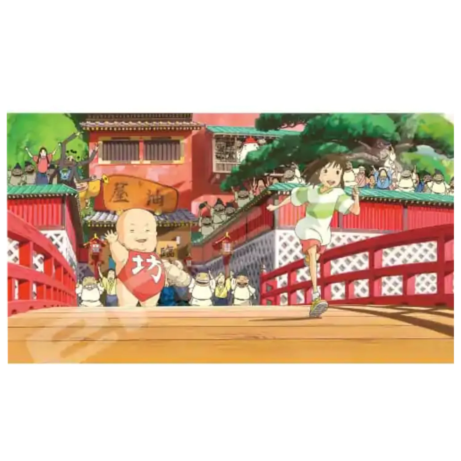 Spirited Away Skládačka Run Chihiro (1000 dílků) fotografii produktu