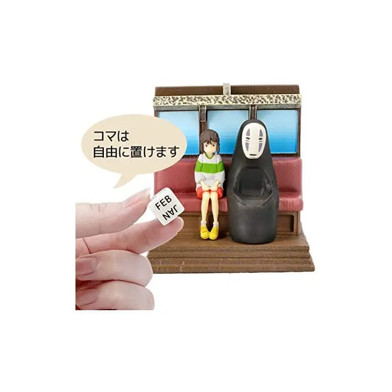 Spirited Away Statue tříkolka Diorama / Calendar Take Unabara Train 11 cm fotografii produktu