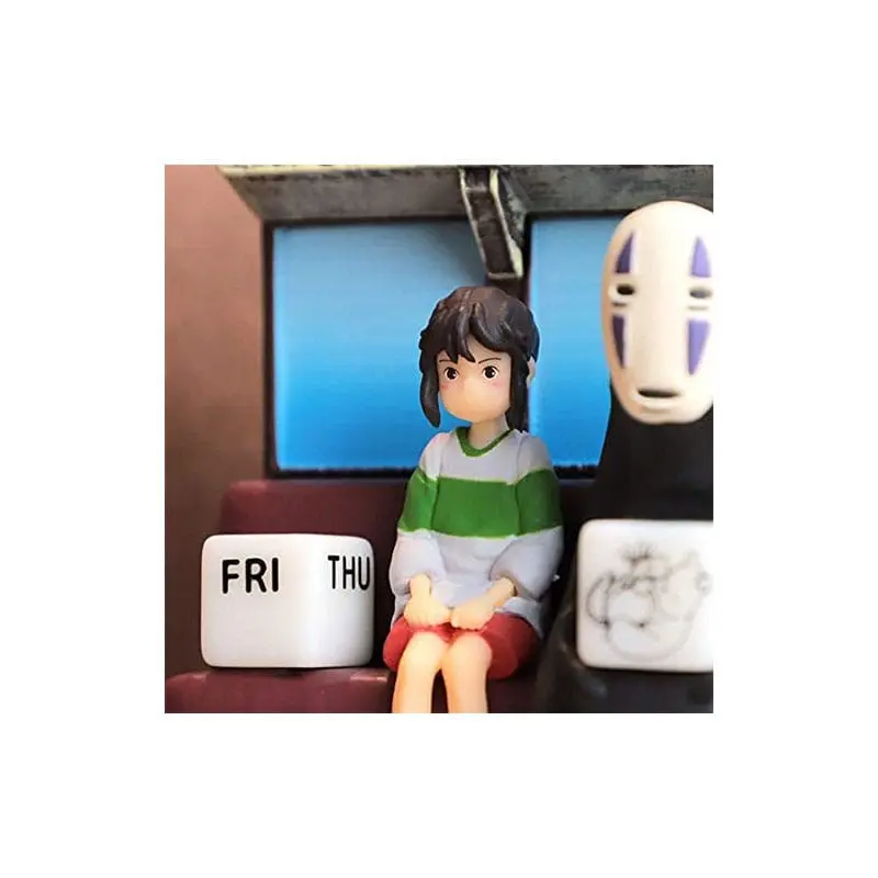 Spirited Away Statue tříkolka Diorama / Calendar Take Unabara Train 11 cm fotografii produktu