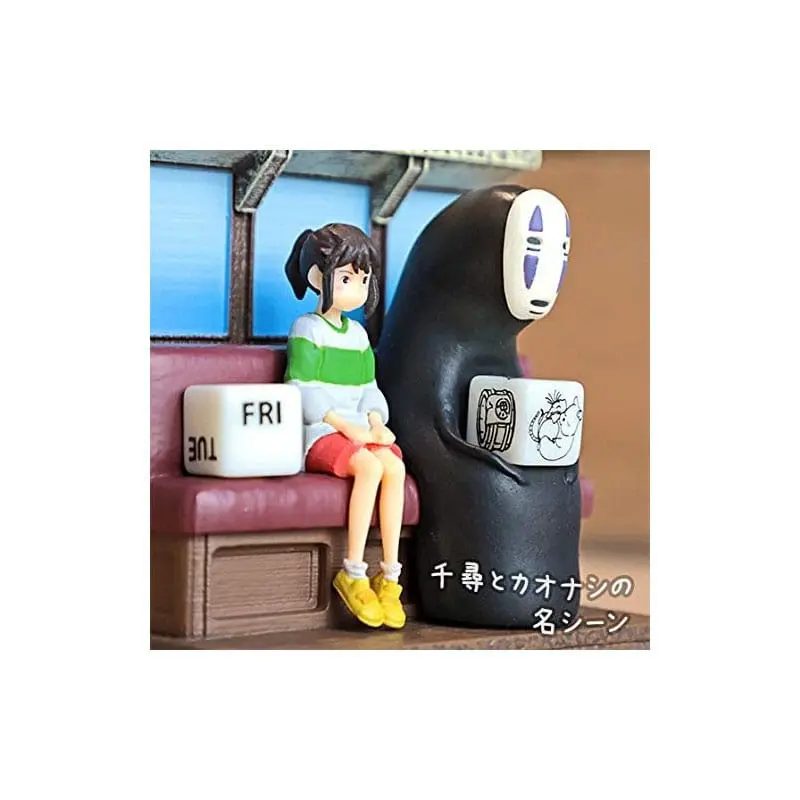 Spirited Away Statue tříkolka Diorama / Calendar Take Unabara Train 11 cm fotografii produktu