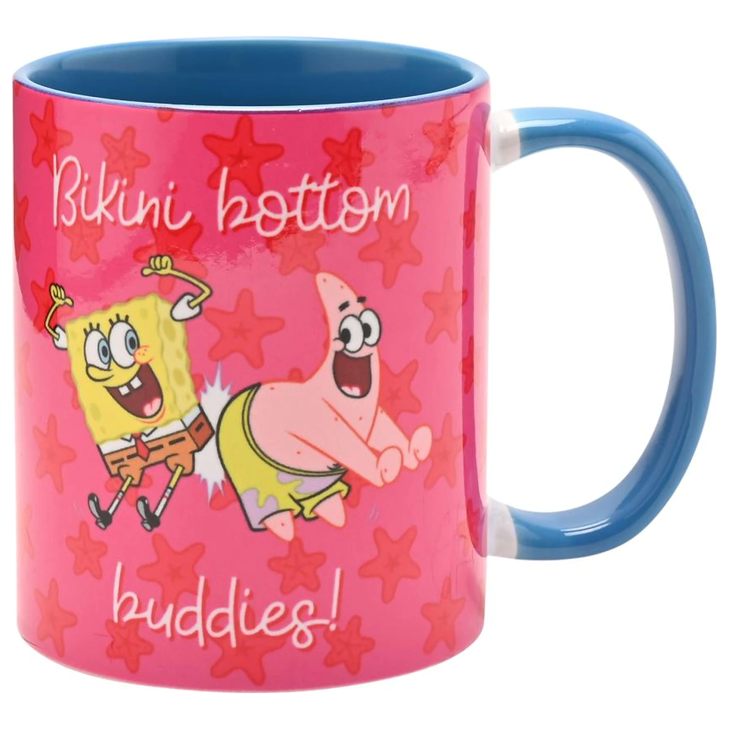SpongeBob Bikini Bottom Buddies vnitřně barevný hrnek 325ml fotografii produktu