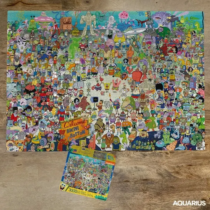 SpongeBob Puzzle Bikini Bottom (3000 dílků) fotografii produktu