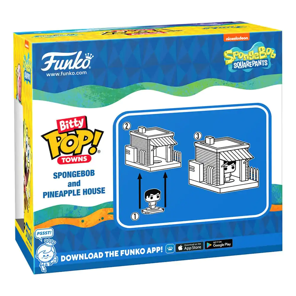 Spongebob Bitty Funko POP! Town Vinylová figurka Spongebob doma fotografii produktu