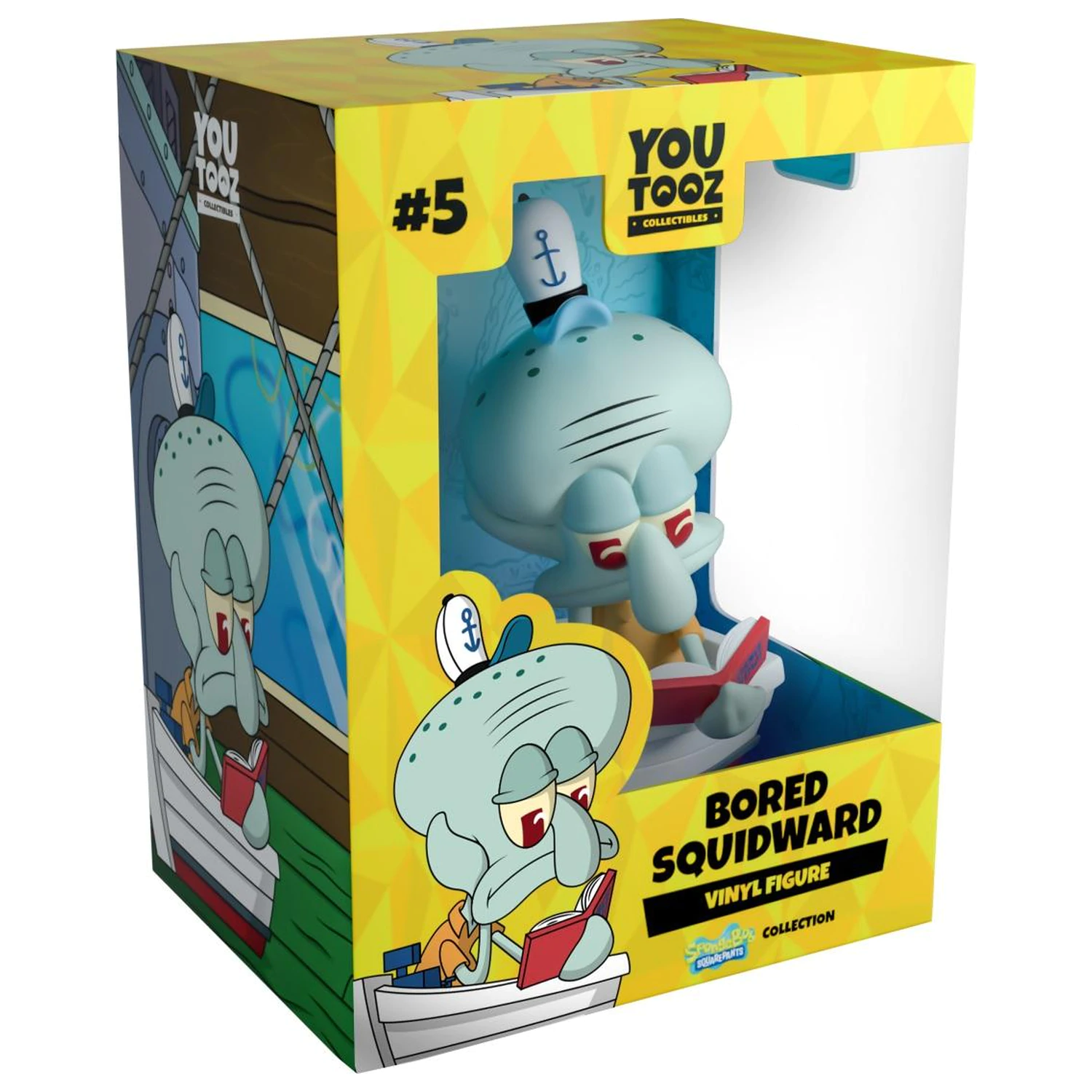 SpongeBob Bored Squidward figurka 11 cm fotografii produktu
