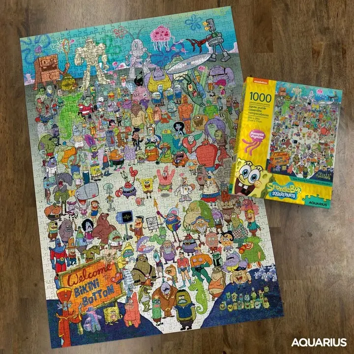 SpongeBob Puzzle Cast (1000 dílků) fotografii produktu